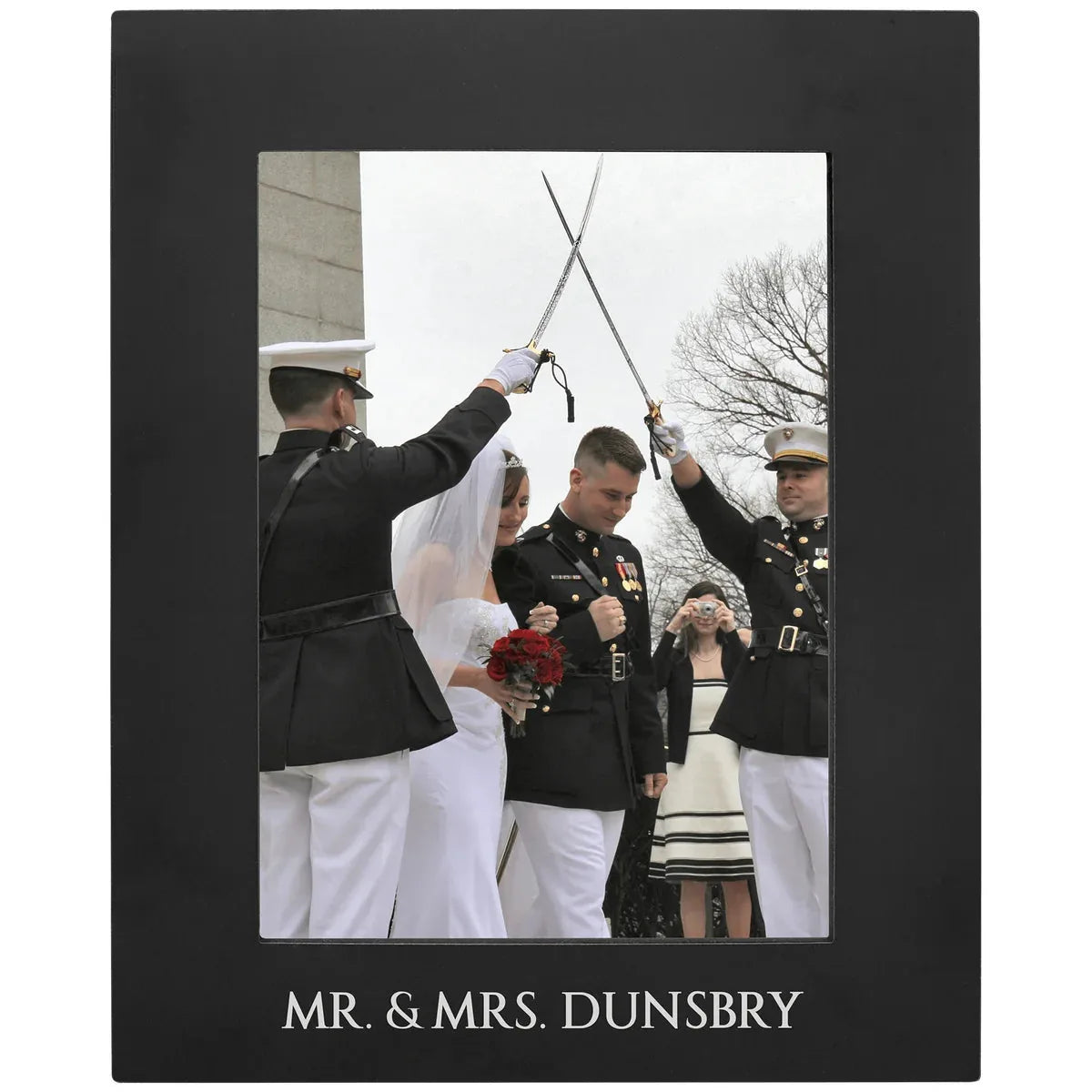 Black 5" x 7" Aluminum Photo Frame