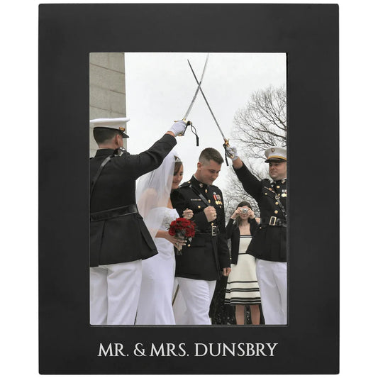 Black 5" x 7" Aluminum Photo Frame