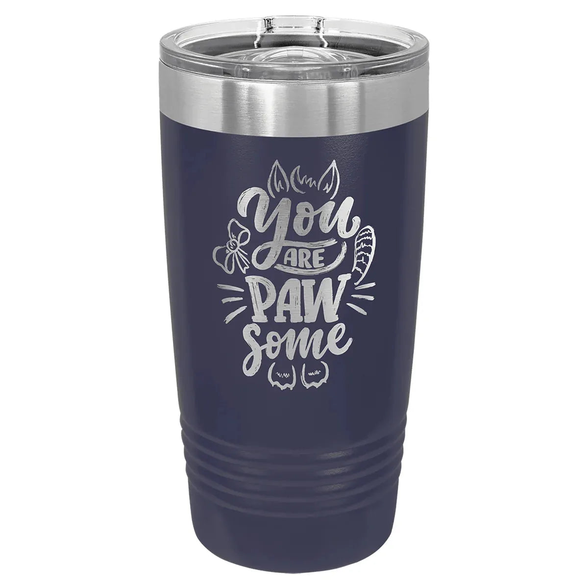 Navy Blue Polar Camel 20 oz. Ringneck Tumbler with Slider Lid