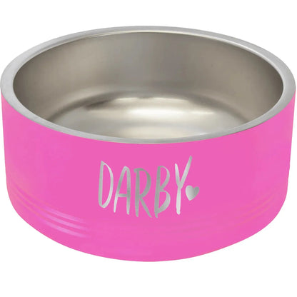 Pink Polar Camel 32 oz. Medium Pet Bowl