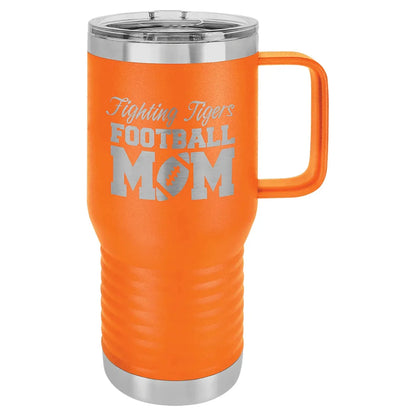 Orange Polar Camel 20 oz. Vacuum Insulated Travel Mug with Slider Lid