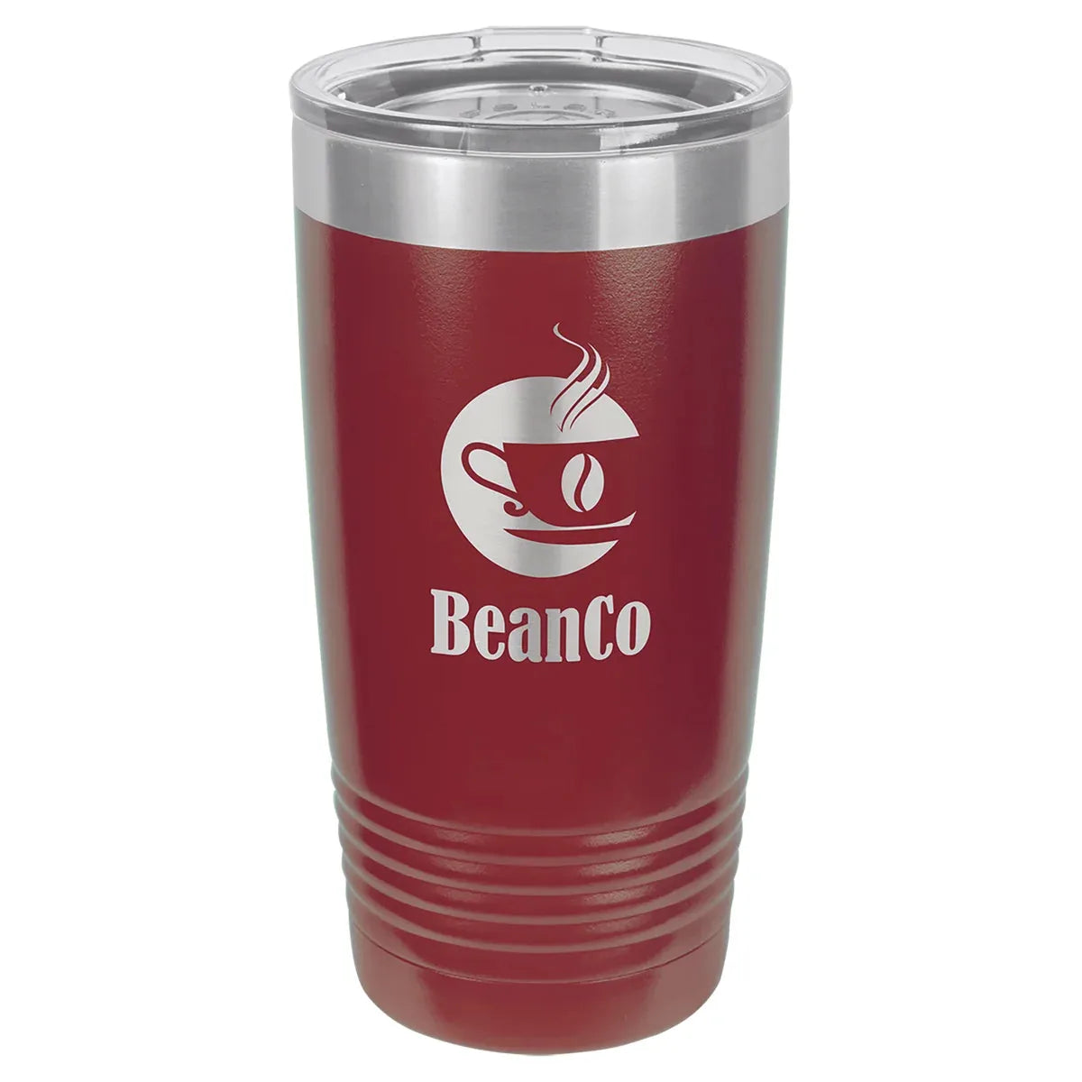 Maroon Polar Camel 20 oz. Ringneck Tumbler with Logo Lid