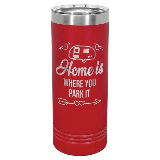 Red Polar Camel 22 oz. Skinny Tumbler with Slider Lid