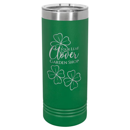 Green Polar Camel 22 oz. Skinny Tumbler with Slider Lid