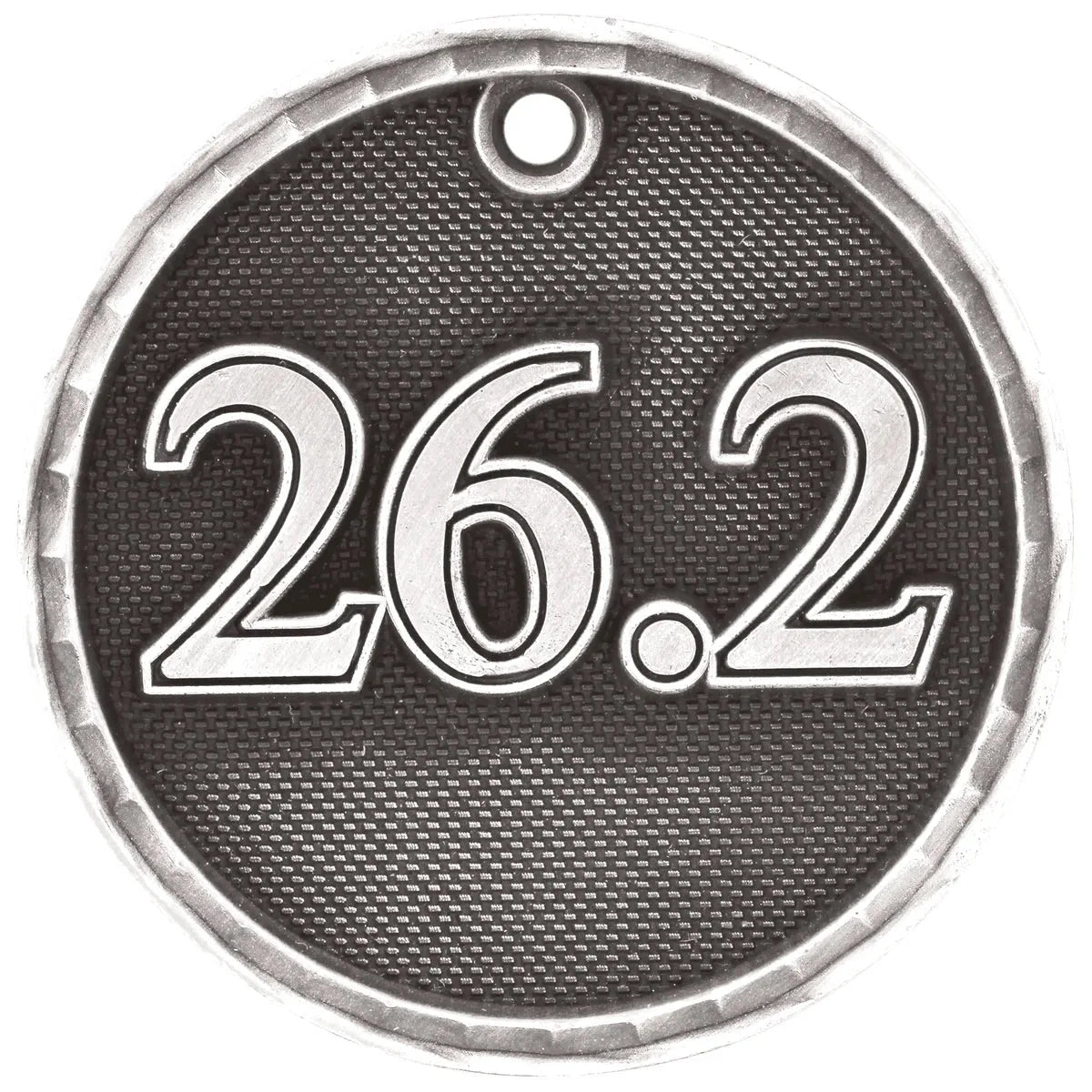 Antique Silver 2" 3D Marathon Medal