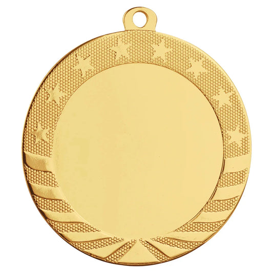 Bright Gold 2 3/4" 2" Insert Holder Starbrite Medal