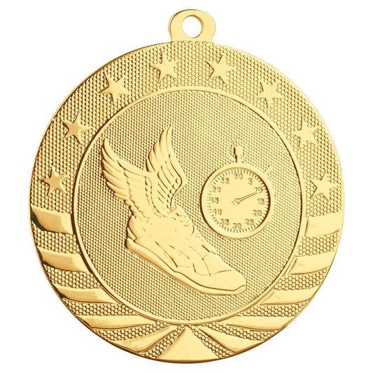 Starbrite 2 3/4" Medal — Custom Engraved & UV Printed | Gold, Silver & Bronze