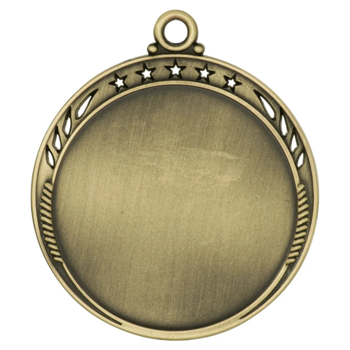 Antique Gold 2 3/8" Galaxy 2" Insert Holder Medal