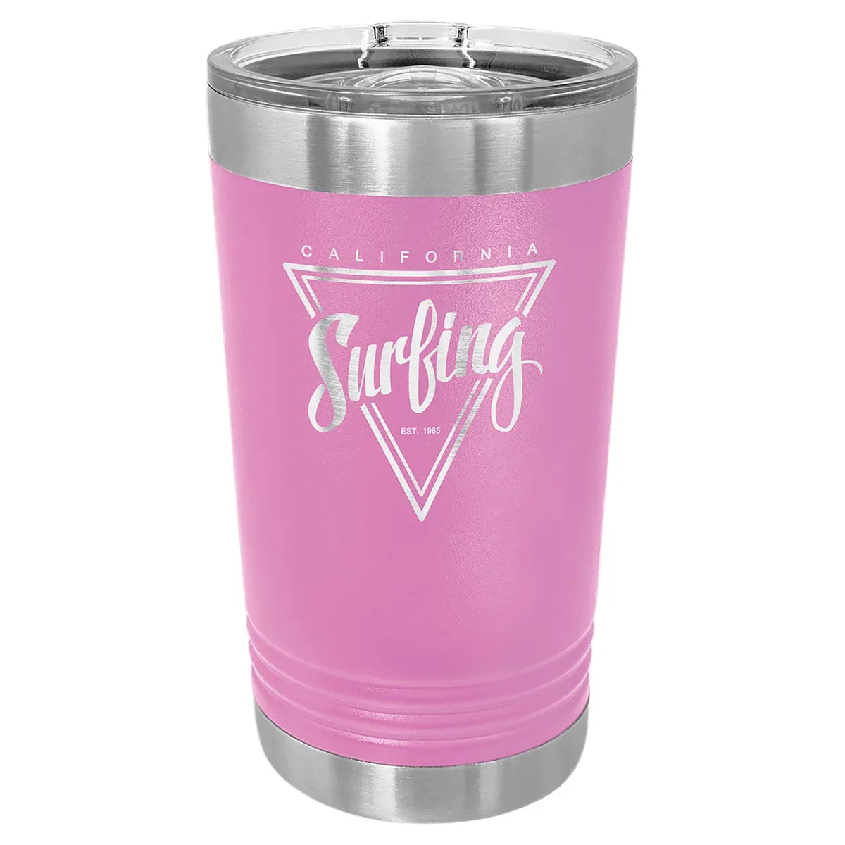 Light Purple Polar Camel 16 oz. Pint with Slider Lid