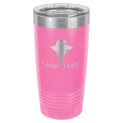 Pink Ringneck Tumbler with Clear Polar Camel 20 oz. Lid