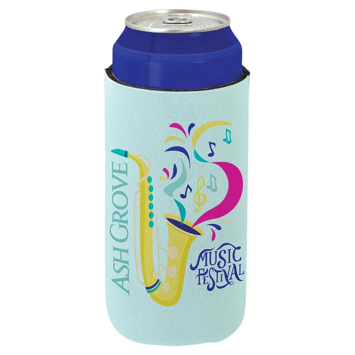 White Sublimatable 16 oz. Can Beverage Holder