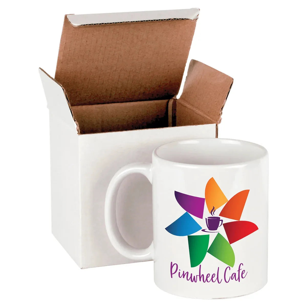 11 oz. White Sublimatable Ceramic Mug with White Box