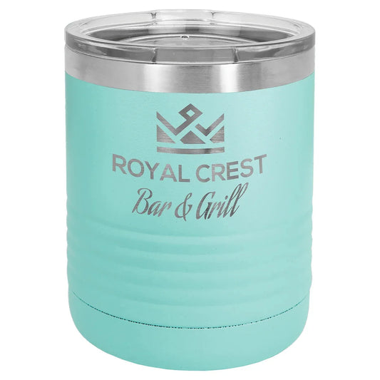 Teal Polar Camel 10 oz. Vacuum Insulated Ringneck Tumbler with Clear Lid