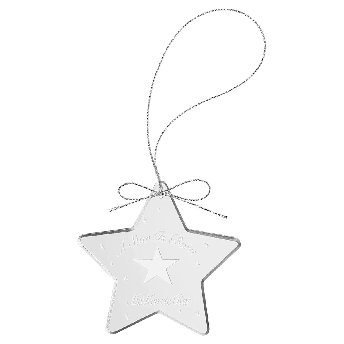 3" Crystal Star Ornament