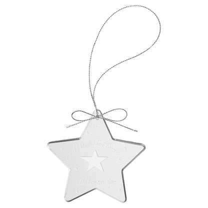 3" Crystal Star Ornament