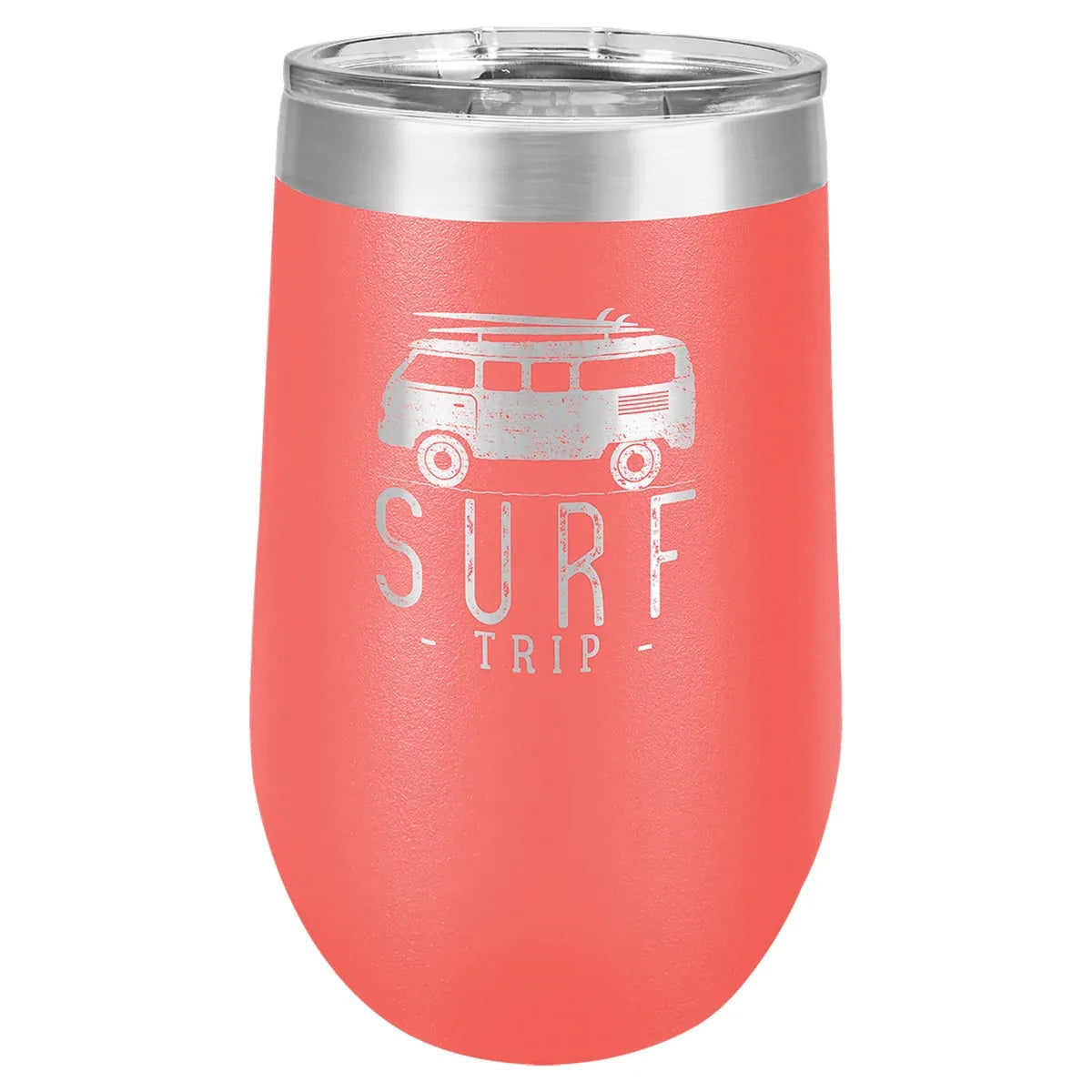 Coral Polar Camel 16 oz. Vacuum Insulated Stemless Tumbler with Lid