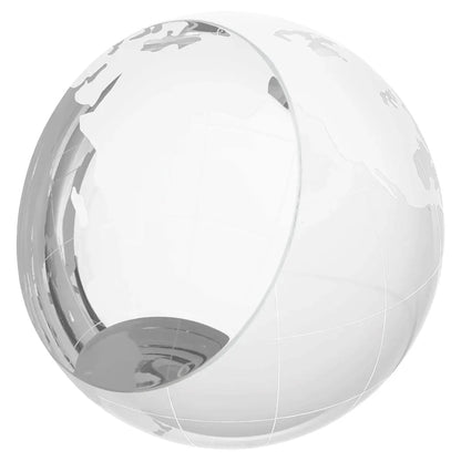 4" Crystal Globe Paperweight