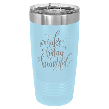 Light Blue Polar Camel 20 oz. Ringneck Tumbler with Slider Lid