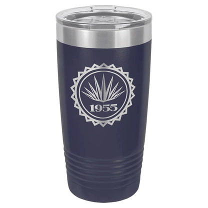Navy Blue Polar Camel 20 oz. Ringneck Tumbler with Logo Lid