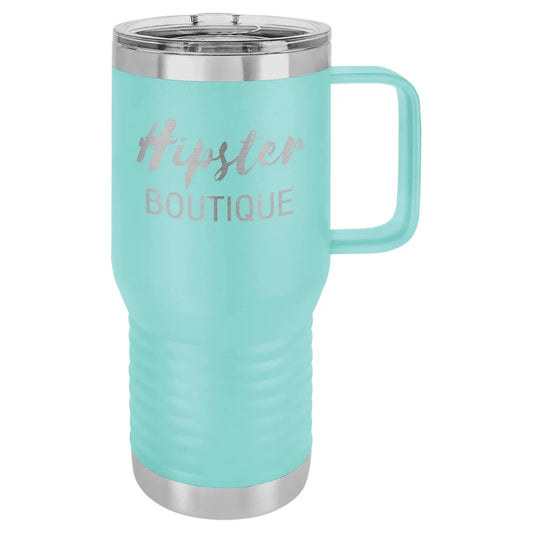 Teal Polar Camel 20 oz. Vacuum Insulated Travel Mug with Slider Lid