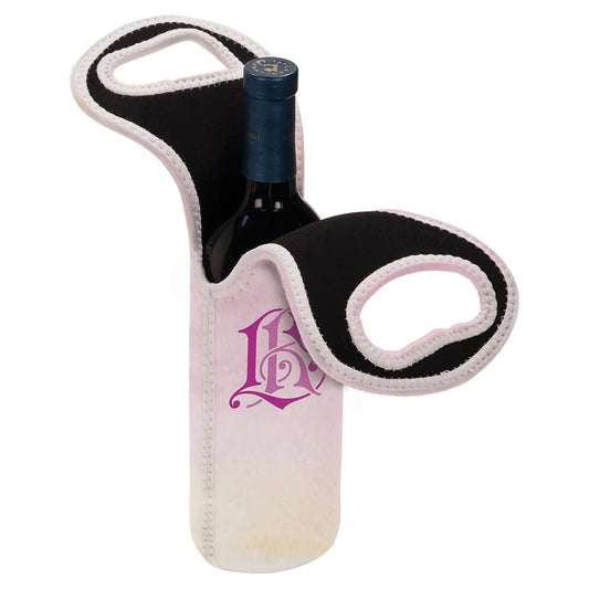 Custom Sublimatable Insulated Wine Gift Bag (4 3/4" x 14 1/2") — Engraved | Personalized