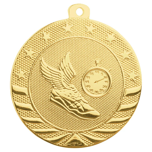 Bright Gold 2" Track Starbrite Medal