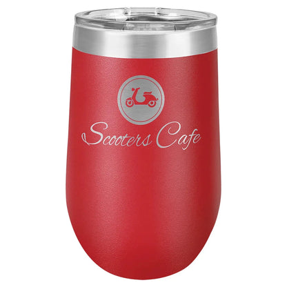 Red Polar Camel 16 oz. Vacuum Insulated Stemless Tumbler with Lid