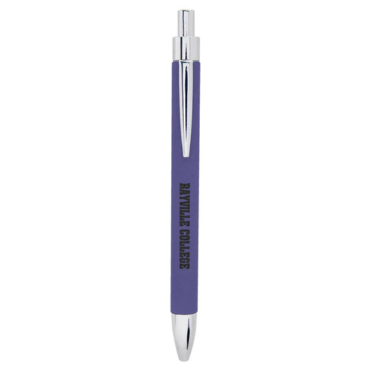 Purple Laserable Leatherette Pen