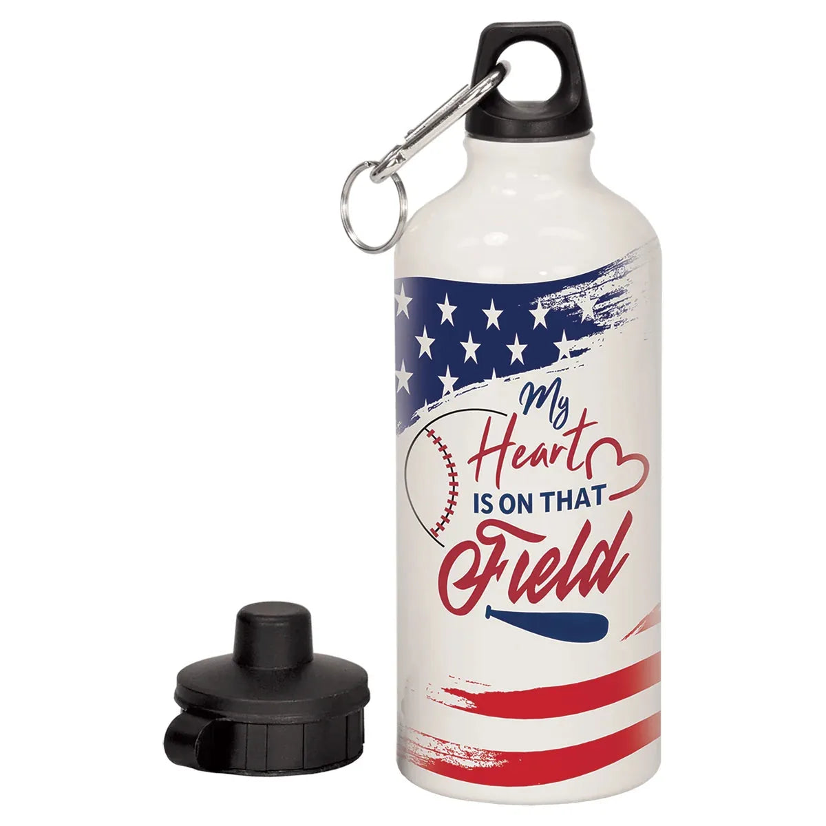 White 20 oz. Sublimatable Aluminum Water Bottle