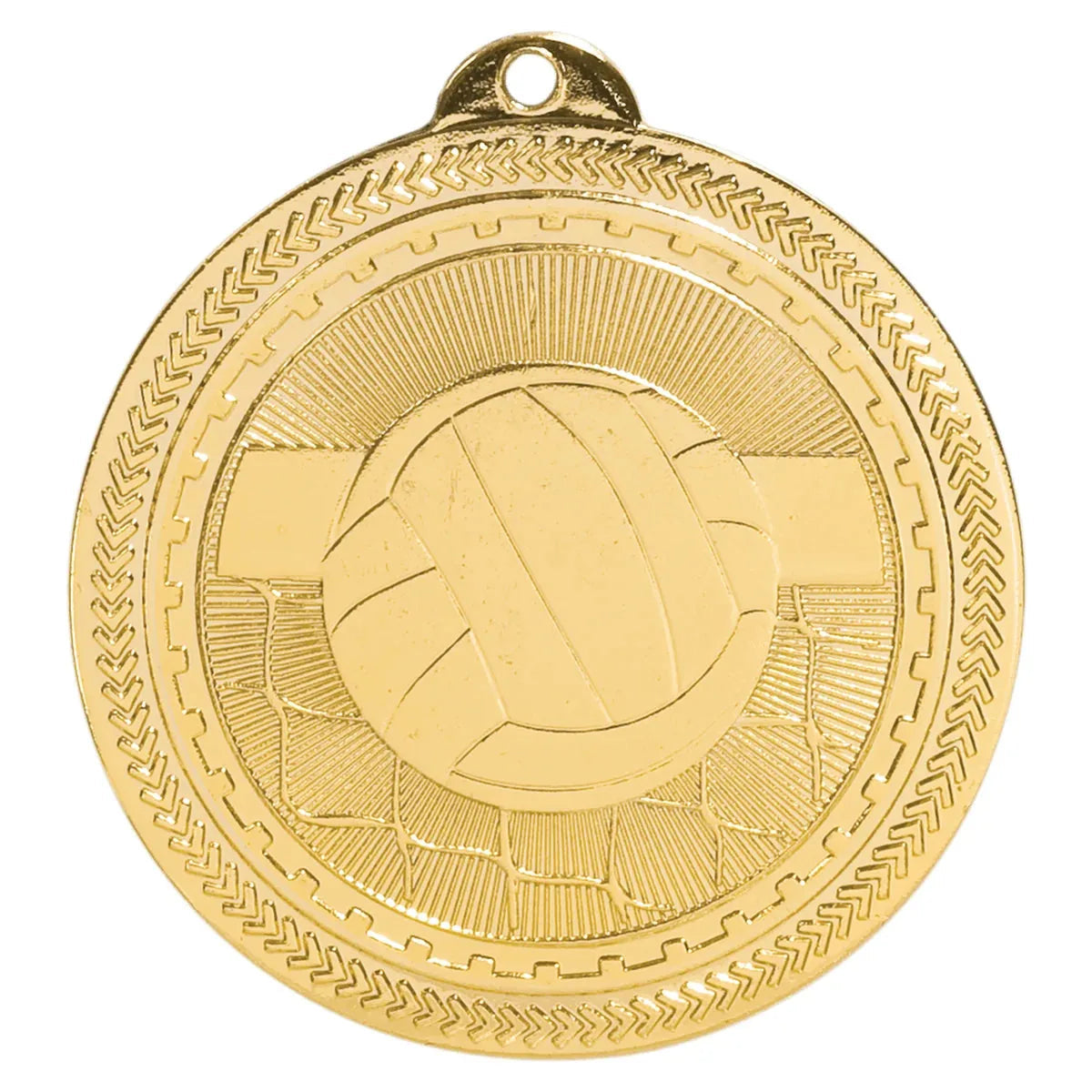 BriteLazer 2" Laserable Medal — Custom Laser Engraved | Gold, Silver & Bronze