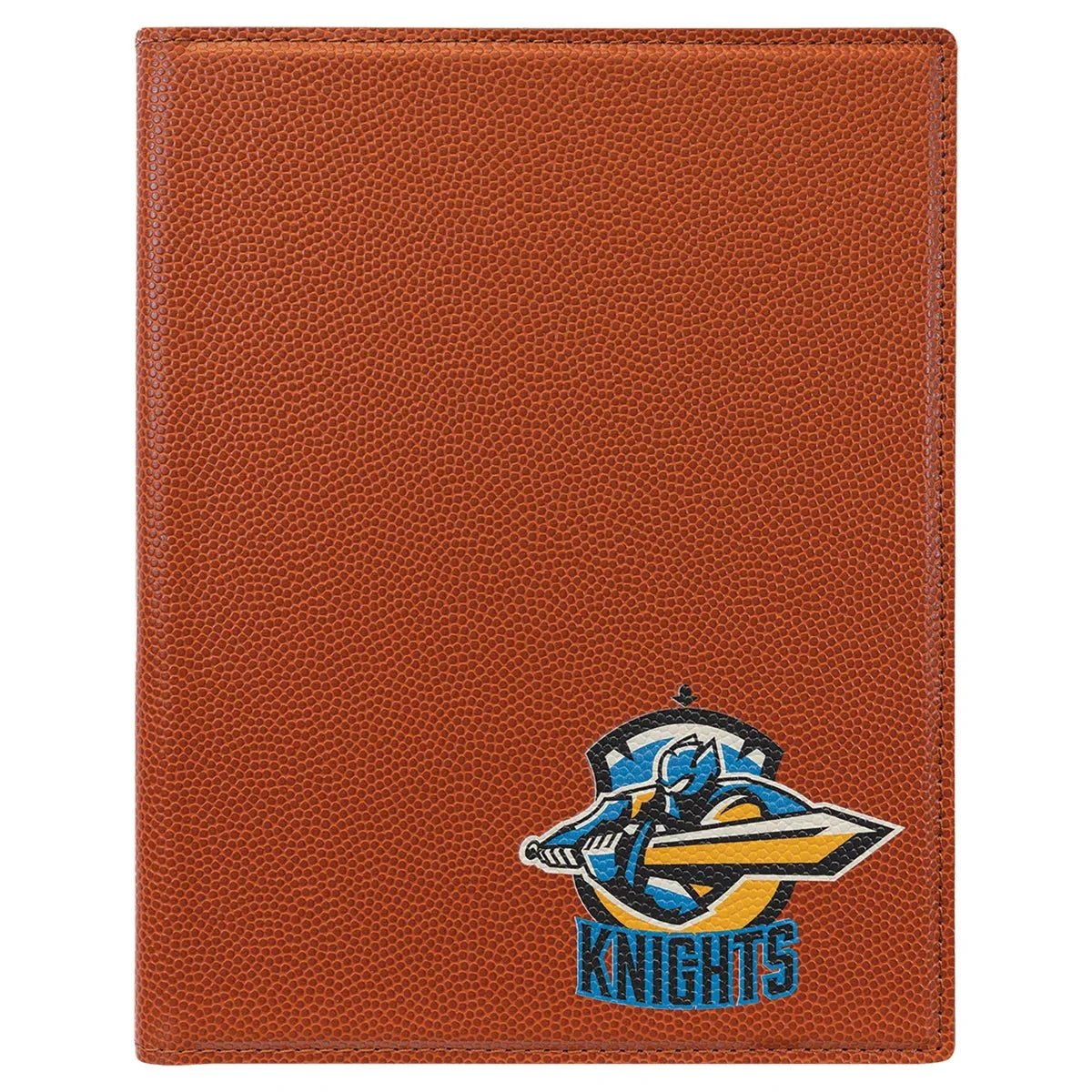 Basketball 7" x 9" Laserable Leatherette Small Portfolio with Notepad