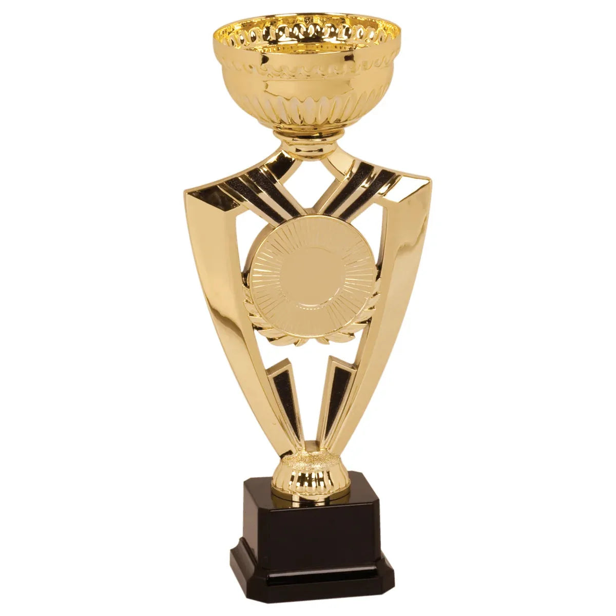 9 5/8" Gold Ribbon 2" Insert Holder Easy Cup Kit
