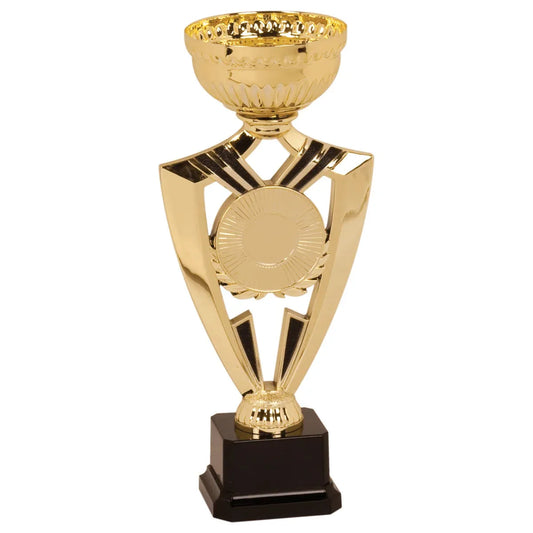 9 5/8" Gold Ribbon 2" Insert Holder Easy Cup Kit