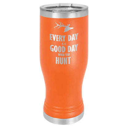 Orange 20 oz. Pilsner with Clear Polar Camel Lid