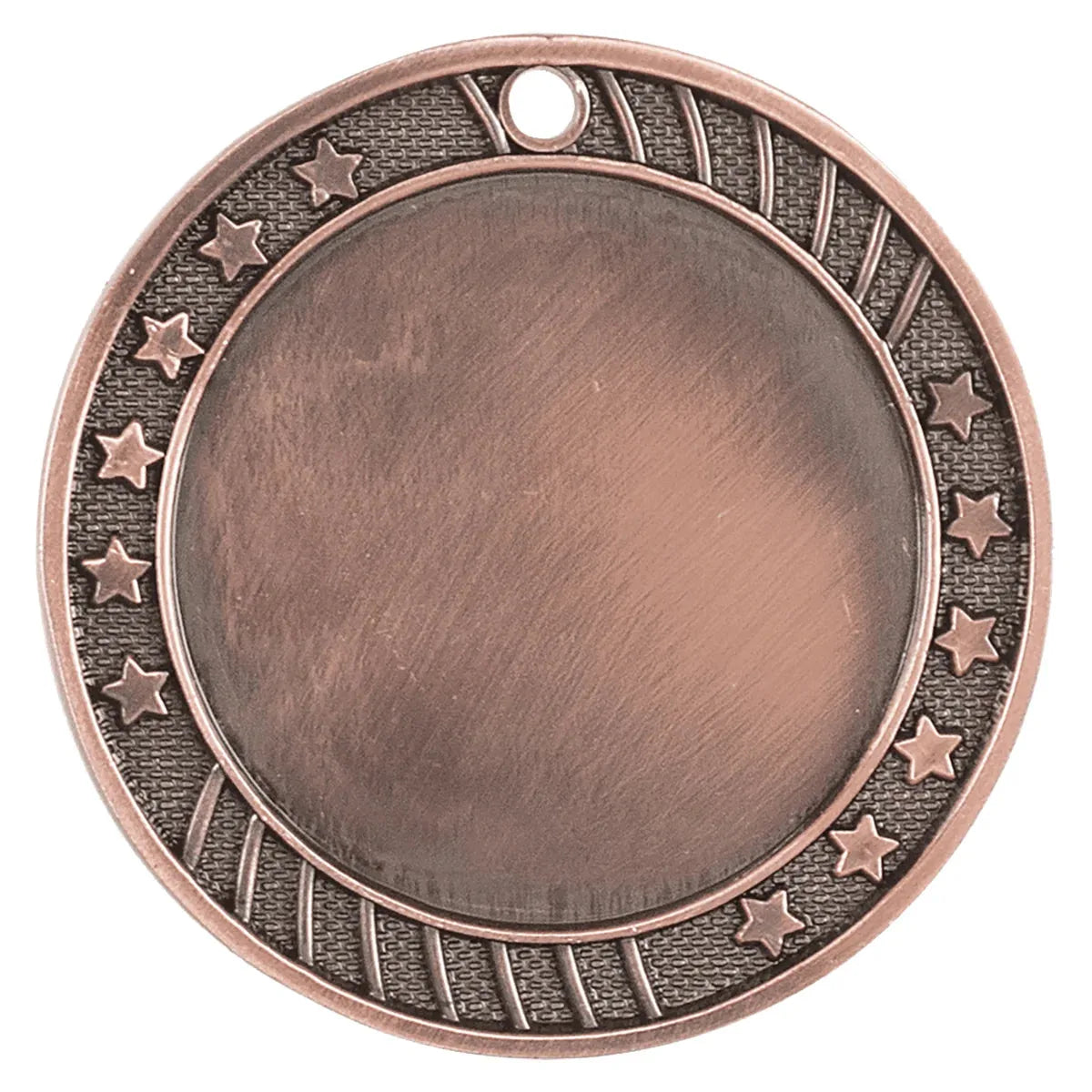 Antique Bronze 2 3/4" 12-Star 2" Insert Holder Medal