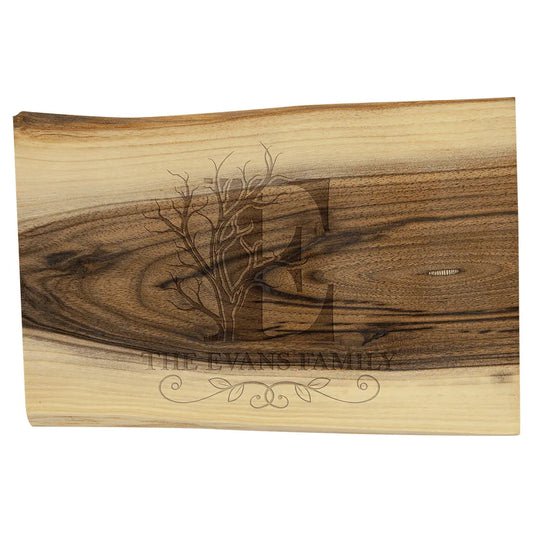 9" x 6" Black Walnut Bar Cutting Board