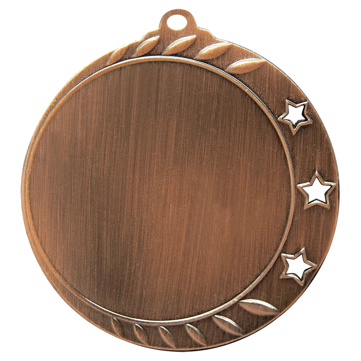 Antique Bronze 2 3/4" 3-Star 2" Insert Holder Medal