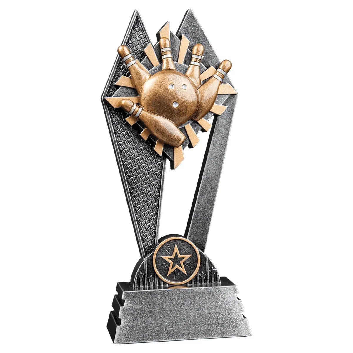 8" Bowling Sun Ray Award