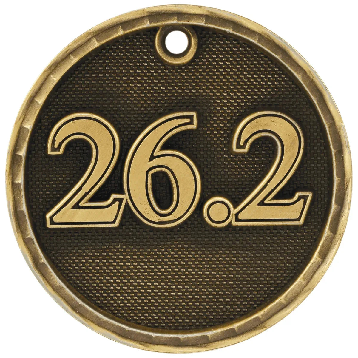 Antique Gold 2" 3D Marathon Medal