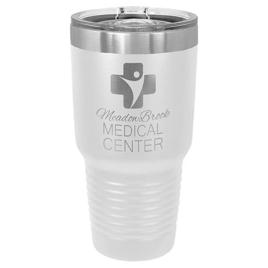 White Polar Camel 30 oz. Ringneck Tumbler with Slider Lid