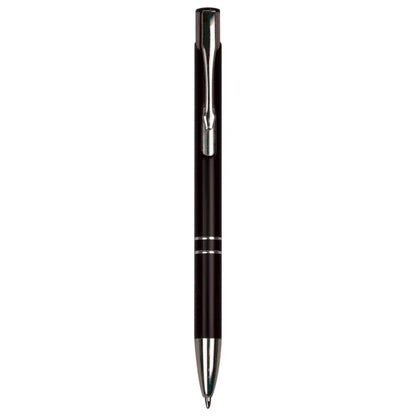 Black with Silver Trim Laserable Pen
