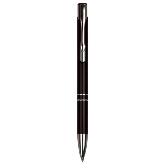 Black with Silver Trim Laserable Pen