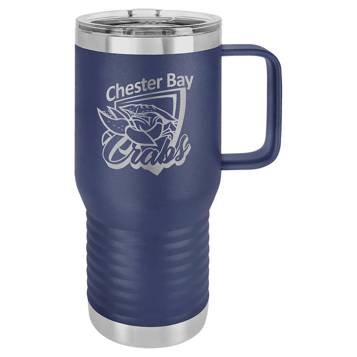 Navy Blue Polar Camel 20 oz. Vacuum Insulated Travel Mug with Slider Lid
