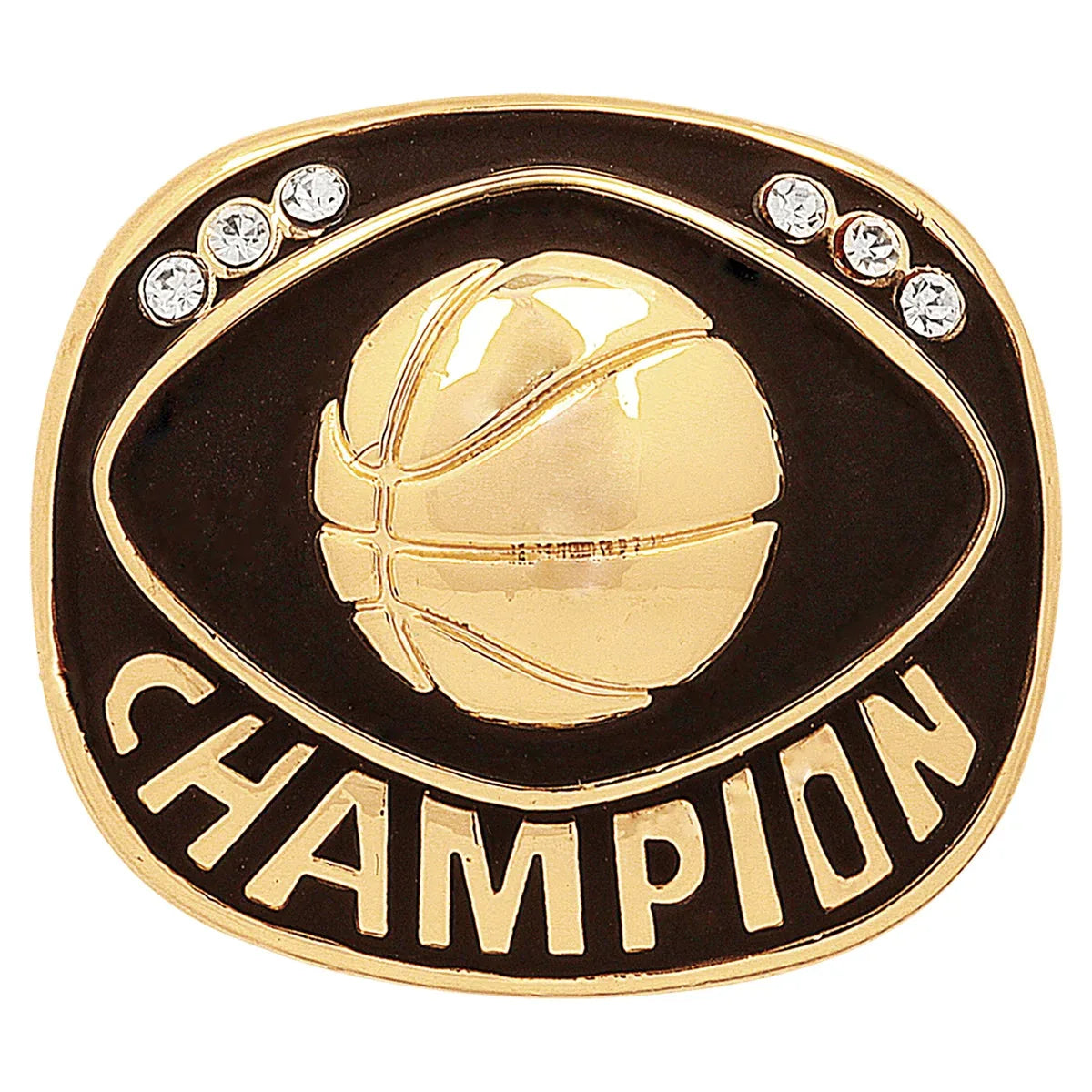 Gold Basketball Champion Ring Insert