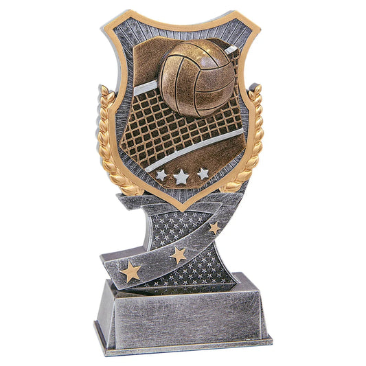 6" Volleyball Shield Award