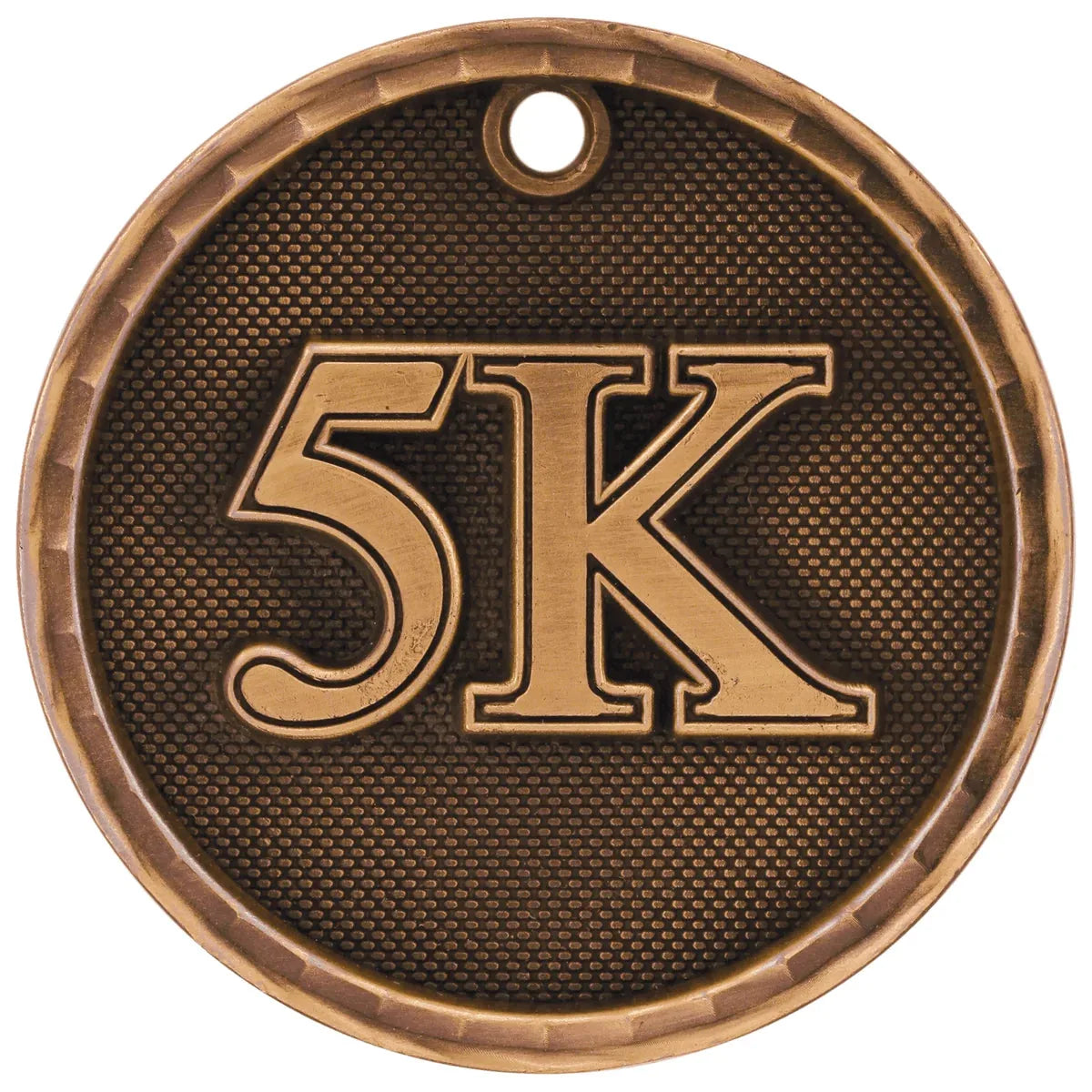 Antique Bronze 2" 3D 5K Medal