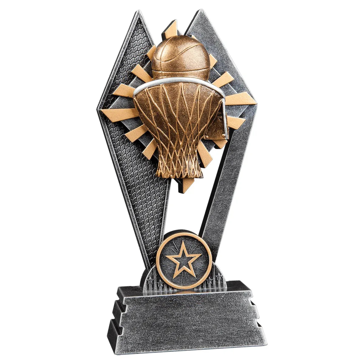 7" Basketball Sun Ray Award