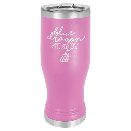 Light Purple Polar Camel 20 oz Pilsner with Clear Lid