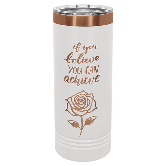 White Rose Gold Polar Camel 22 oz. Skinny Tumbler