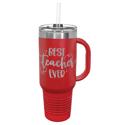 Red Polar Camel 40 oz. Travel Mug with Snap Lid & Straw